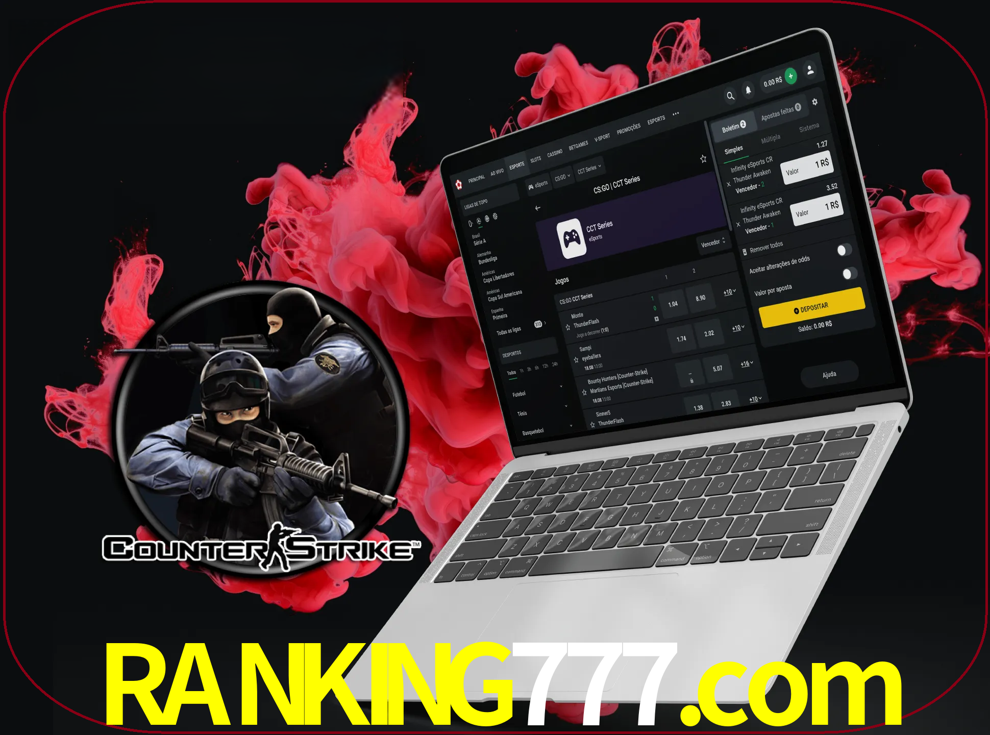 Um grande número de jogos irá agradar aos fãs deste jogo de tiro no sítio Web e na aplicação da empresa ranking777.