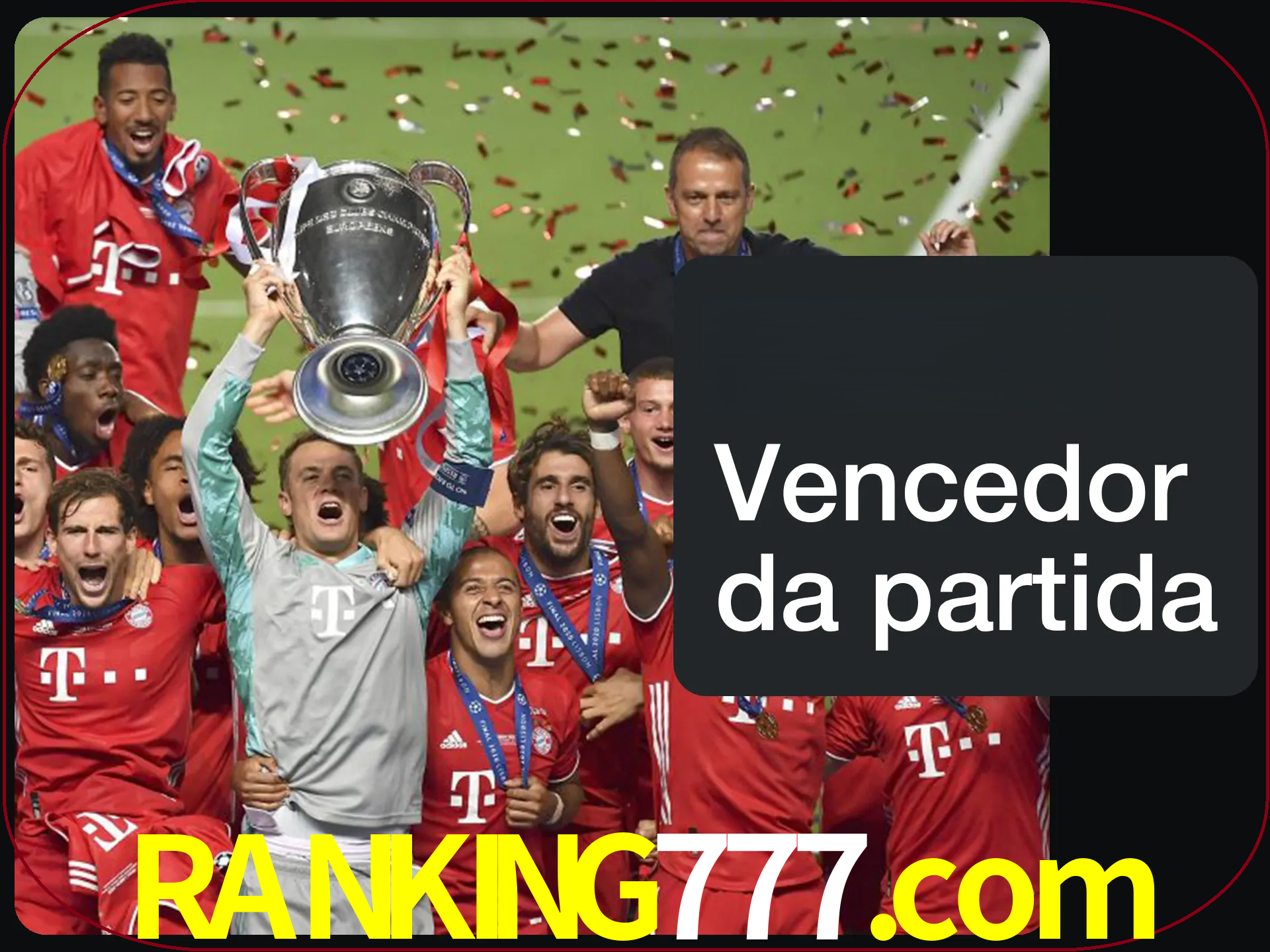 Aposte no vencedor e ganhe uma grande quantia de dinheiro.