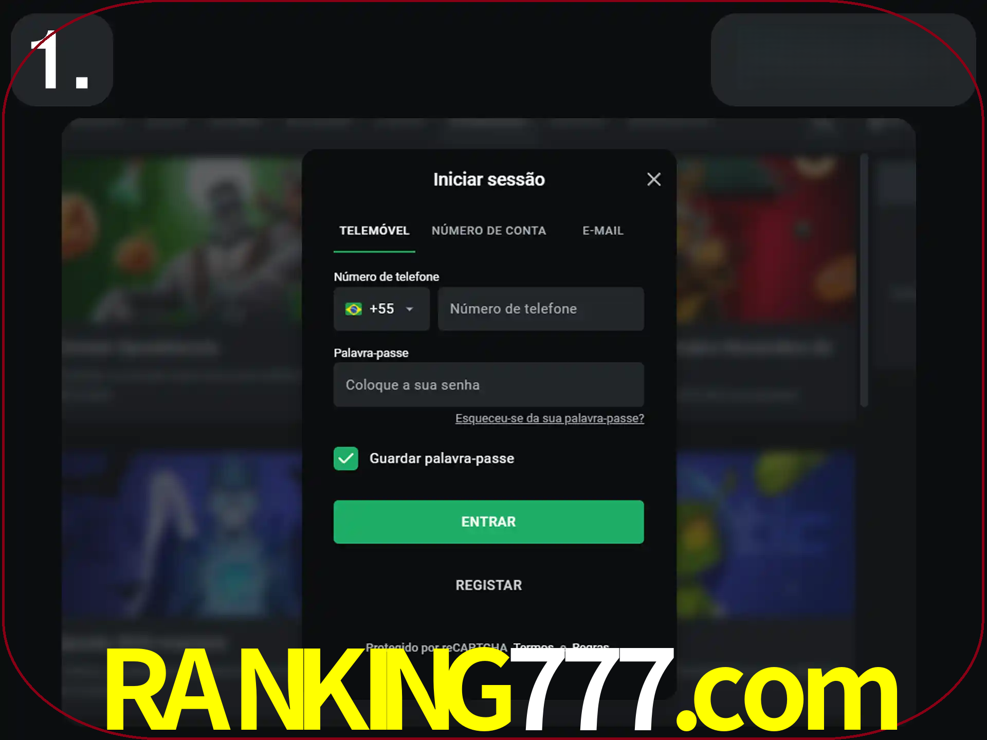 Acesse o site.