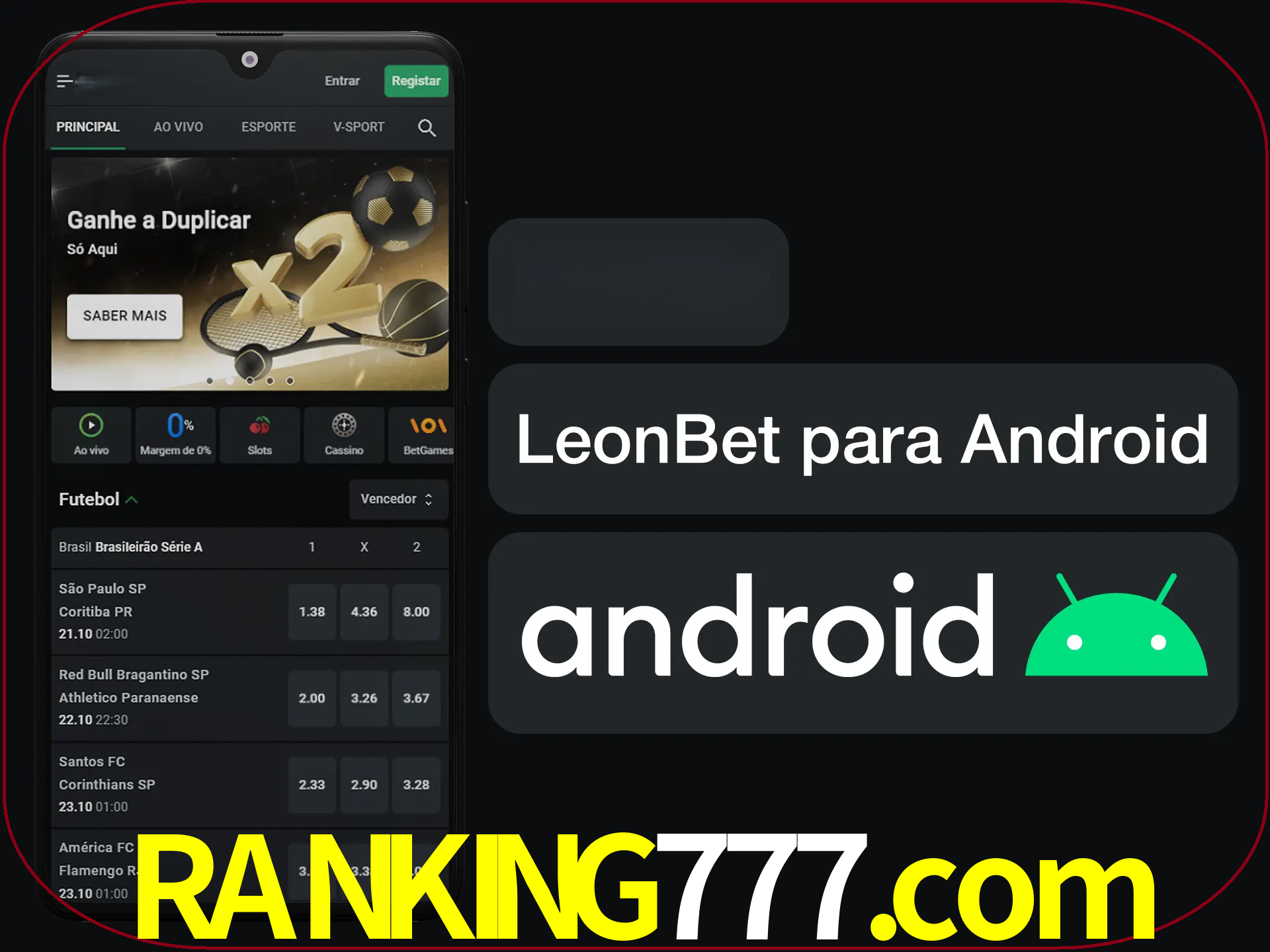 Adquira sua versão poket de LeonBet.