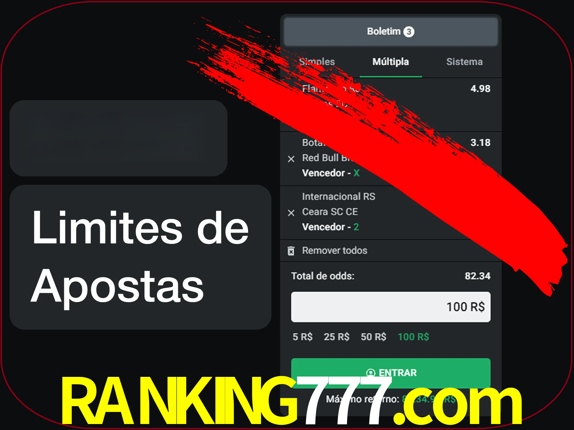 Não faça apostas loucas.